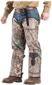 ForEverlast Snake Guard Chaps, Camouflage- Hunting Gear with Full Protection for Legs from Snake Bites & Briar Thorns & Brush