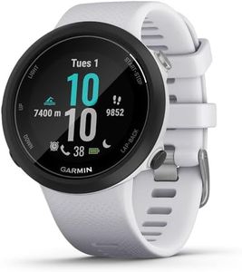 Garmin Swim 2 Easy to Use Lightweight GPS Swimming Smartwatch, Pool and Open Water Smartwatch, Records Distance, Pace, Stroke Count and More, Whitestone