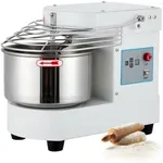 GarveeHome 10.5 Qt Commercial Food Mixer, Touch Screen Dough Mixer Machine with Timer, Security Shield, 650W Dual Rotating Dough Kneading Machine Food-grade Stainless Steel Bowl for Restaurant Bakery