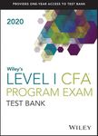 Wiley's Level I CFA Program Study Guide + Test Bank 2020