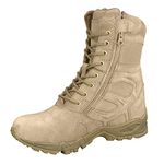 Rothco 8'' Forced Entry Desert Tan Side Zip Boot