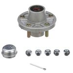 Seachoice 53041 1 Inch Trailer Wheel Galvanized Hub Kit – 5 UHI Lug – 1,250 Pound Capacity – Pre-Greased