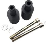 HTTMT MT219-019- Motorcycle Frame Slider Crash Protector Compatible with 2003-2006 Cbr 600Rr Rr Black