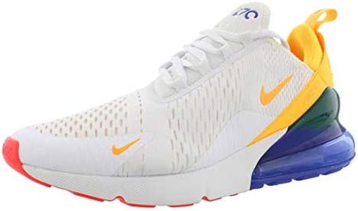 NIKE Women's W Air Max 270 Wht/Orng-Violt Running Shoes-3.5 UK (36.5 EU)(6 US) (AH6789-105)