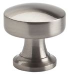 Atlas Homewares 325-BRN Browning Collection 1.18-Inch Round Knob, Brushed Nickel