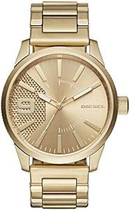 Diesel Reloj Unisex de Analogico con Correa en Chapado en Acero Inoxidable DZ1761
