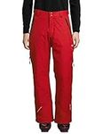 Ultrasport Men's Professional Amud Ski/Snowboard Pants, Red/Black, Medium