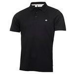 Calvin Klein Mens Planet Polo Shirt - Black - XL