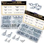 Siptenk Wing Nuts 200PCS, Metric & 