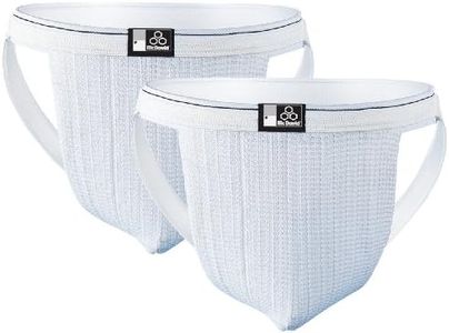 McDavid Two Pack Swim Supporter, White, Medium