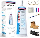 Wuerjiu Shoe Glue Sole Repair 60g, Waterproof Clear Sole Repair Adhesive, for Sneakers Boots Leather Heels Sandals All Footwear.