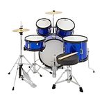 Gear4music Acoustic Junior Drum Set for Beginners Kids Age 5 – 10