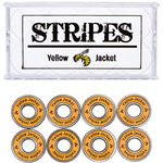 Yellow Jacket Premium Skateboard Bearings, Pro Longboard Bearings, 608, ABEC 9, Tropical Orange (Pack of 8)