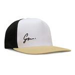 Grace Folly Trucker Hat for Men & Women. Snapback Mesh Caps (White & Sand)