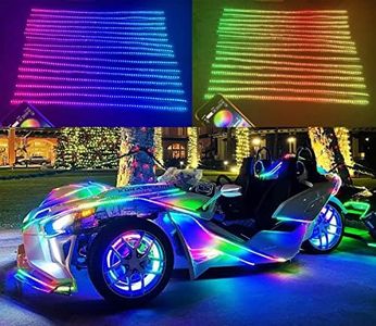 Ydzwavui 16PCS 4FT 48" RGB Chasing LED Light Strips Fit Slingshot Ryker