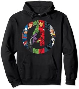 Marvel Avengers Group Shot Comic Fill Logo Sweat à Capuche