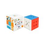 Cubelelo GAN Monster Go 3x3 (Magnetic) Stickerless Speedcube Puzzle for Children Kids & Adults | Enhanced Stability & Upgraded Fast Magnets | Features Honeycomb Design for Buttery Smooth Turning