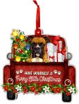 Boxer Dog Ornaments Christmas Tree,