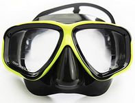 WOWDECOR Swim Goggles Snorkeling Mask, Nearsighted Anti-Fog Diving Mask Black Skirt Snorkeling Gear for Adults Kids Scuba Diving, Spearfishing, Freediving (-600)