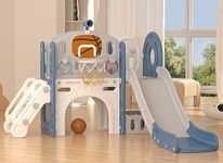 XJD 8 in 1 Toddler Slide Set, Kids 