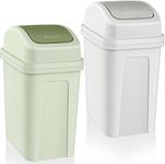 Sumind 2 Pcs Bathroom Trash Can wit