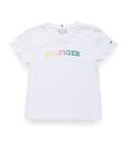 Tommy Hilfiger Big Girl White Color T-Shirt (12)