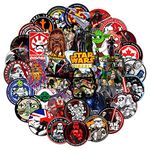 100Pcs Laptop Stickers of Star Wars, Vinyl Waterproof Decals for Cars Bumper Bike Motorcycle Computer Skateboard Hard Hat Water Bottle Room Wall, Gift for Boys Girls Kids Teens Friends