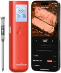 ThermoMaven Wireless Meat Thermometer, 10X Enhanced Signal and Stability with Sub-1G, Standalone Base with Display & Control, Certified Accuracy ±0.5°F, WiFi Unlimited Range for BBQ, Oven,Smoker,Grill