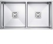 A ASTTONUS 37X18 Premium Stainless Steel Double Bowl Kitchen Sink(37X18X10-Inch,Silver)