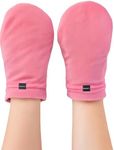 Doctor Developed Hand Warmer Gloves - Microwavable Therapy Mittens - Arthritis Pain Relief Gloves for Carpal Tunnel Relief - With Doctor Handbook (Lavender Scented & Universally sized. 1 pair) (Pink)