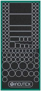 Incutex 104x pegatinas para cubrir la luz LED de los routers, aparatos electrónicos, electrodomésticos. Reduce y bloquea el 80-90% de la luz