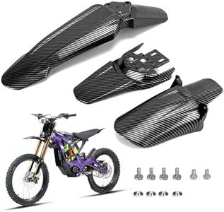 XINGWU Front Rear Fender Set for Surron Light Bee X/S Segway X160/X260 Electric Dirt Bike Fender Shock Fender for Ebikes Surron Parts Carbon Fiber Style Whole Kit