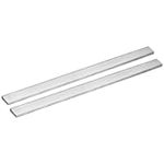 sourcing map 304 Stainless Steel Flat Bar, 1/8" Thickness 25/32" Width 12" Length Brushed Finish Trim Strips Sheet for Kitchen DIY Craft Making 2pcs