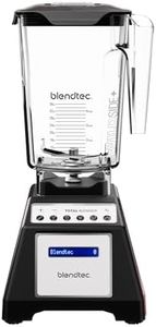 Blendtec Total Classic Original Blender and 90 oz WildSide+ Jar - Kitchen Blender Bundle - Black