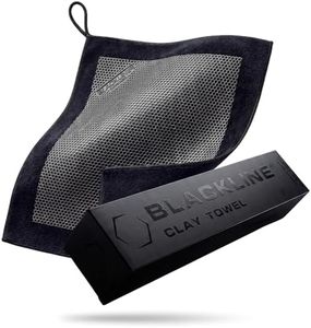 Blackline Clay Towel - Auto Detailing Synthetic Clay Towel - Decontaminate Paint and Glass for Smooth Washing - Great and Effective for Car, Truck, SUV - 12" x 12"