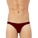 BRUCHI CLUB Micro Modal Antibacterial Low Waist Bikini Briefs for Men Maroon (in, Alpha, L, Regular, Maroon)