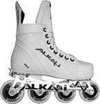 Alkali Cele Adjustable Senior Junior Youth Roller Inline Hockey Skates, New for 2023 (YTH Skate 11-1 (Shoe Size 13-3))