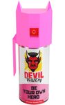 Pepper Spray for Women Safety Self Defence of Men, Girls and Elderly with Glass Breaker Cap and Holster 35G, 55Ml by Devil Will Cry (Pink)