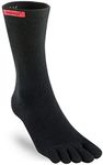 Injinji Sport Crew Socks-Black-L