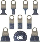 10 x SabreCut SCK10BM Bi-Metal Blades Compatible with Fein SuperCut and Festool Vecturo (Non-StarLock) Oscillating Multitool Multi Tool Accessories