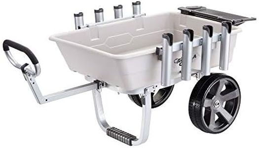 Gorilla Carts GCO-5FSH Poly Bed Fish & Marine Cart 200 lb Capacity, Gray