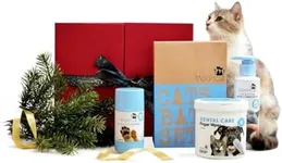Mooncat Set – Waterless Shampoo, Paw Balm & Dental Wipes – Holiday Grooming Kit & Stocking Stuffers for Cat Lovers, Limited Edition