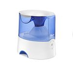 Crane Warm Mist Humidifier, 0.5 Gallon, Air Humidifier for Home Bedroom and Office, Blue & White