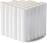 White Cardboard Tubes for Crafts (1.75 x 8 in, 24 Pack)