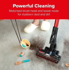 Henry Quick Cordless Vacuum Cleaner – Red Lightweight Stick
