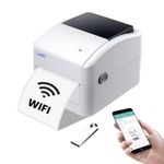 VRETTI Wireless Thermal Label Printer, Wi-Fi High Speed 4x6 Shipping Label Printer for Small Business & Package, Shipping Label Printer Compatible with Canada Post, USPS, iPhone, Android,Windows, Mac