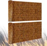 PAKNANO 2 Pack Natural Reed Fence,4