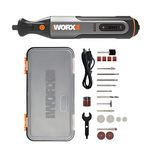 Worx 8V Cordless Rotary Tool WX106, USB Charging, 3.2mm Collet Size, Variable Speed Control, Lightweight and Compact Design, 23pcs Accessories