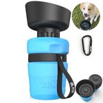 Pet Water Bottle for Dogs,Dog Water Bottle Foldable,Dog Travel Water Bottle,Dog Water Dispenser,Portable Dog Water Bottle for Walking Hiking Beach,Lightweight & Convenient for Travel,BPA Free,18 OZ