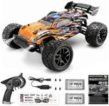HAIBOXING RC Cars,1:18 36 KM/H High Speed Remote Control Cars for Adults Kids,2.4GHz 4WD Waterproof Off-Road Rc Monster Truck with Two Batteries, ALL Terrain RC Buggy Car Toy Gifts for Boys